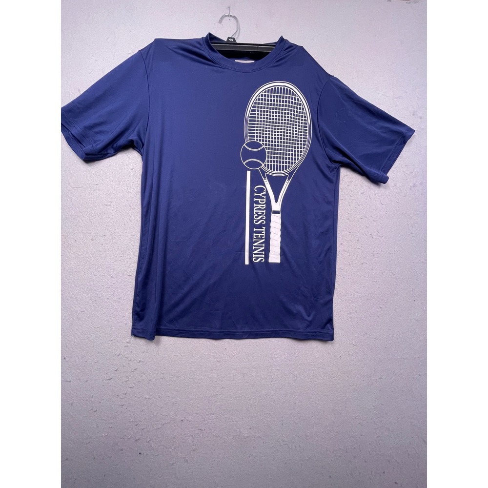 A4 Cypress Tennis Performance Shirt Navy Blue Medium Mens
